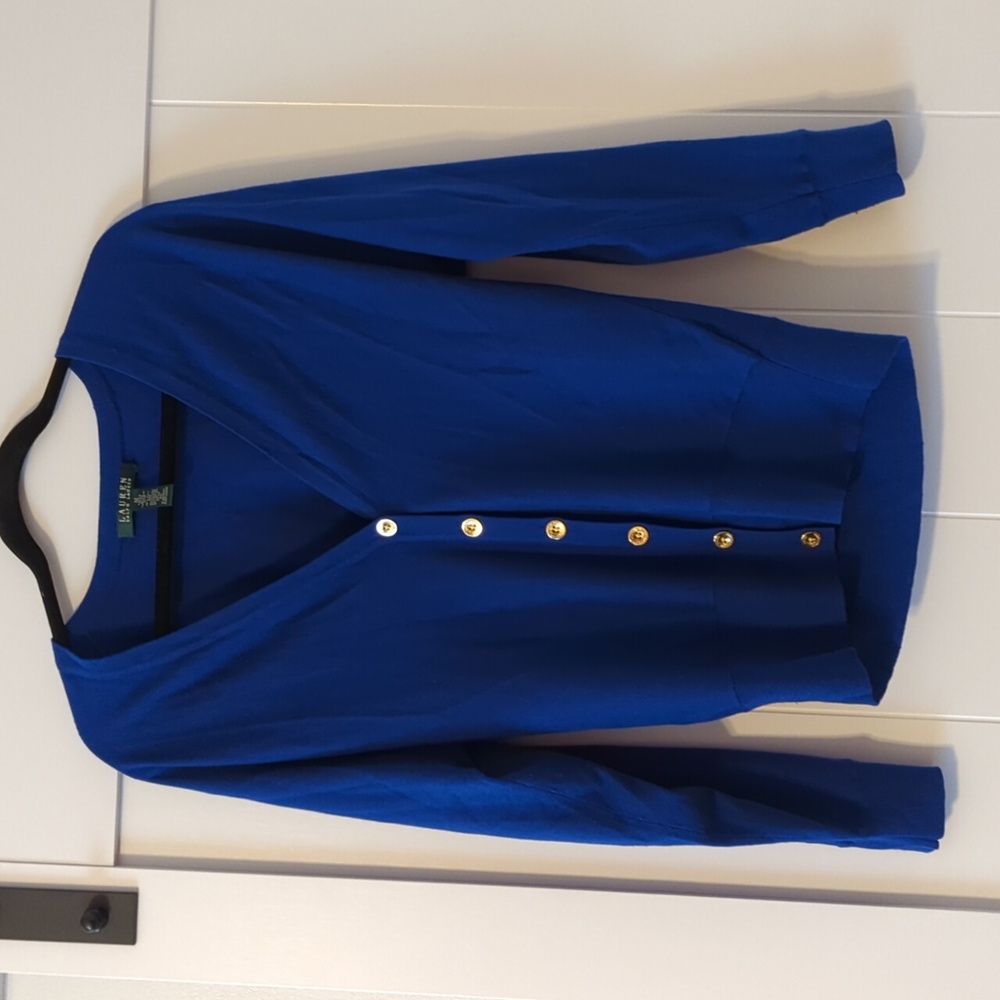 Ralph Lauren Royal Blue Cartigan
